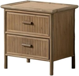 BigBuy Home Bambusowy stolik nocny 48 x 36