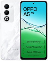OPPO A5 5G 4/128GB 6,67" 120Hz 50Mpix Biały
