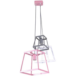 Lumes Dziecięca lampa wisząca geometryczna - 4X S553