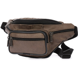 Brązowa Nerka saszetka skórzana pojemna Beltimore I54