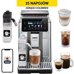 DELONGHI Ekspres PrimaDonna Aromatic ECAM630.75.TSM (spienianie mleka