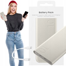 Powerbank Samsung Usb-c 25W Fast Charge 10000mAh Szybkie