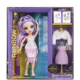 Rainbow High Fantastic Fashion Doll, Violet - PURPLE