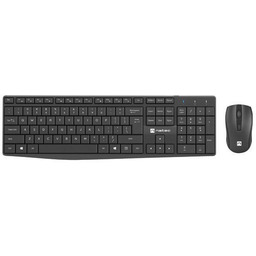 Natec Zestaw 2w1 Squid klawiatura + mysz beprzewodowa