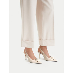 Szpilki Nine West EO-C6030-1 Kremowy