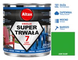 Altax Super Trwała Emalia 250ml Jasny Zielony