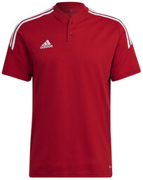 Koszulka męska adidas Condivo 22 Polo czerwona H44107