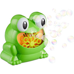 Relaxdays 10024940 maszyna do baniek mydlanych "Frosch" 13