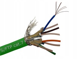 skrętka komputerowa 7 Sftp zielona 50m Telegartner