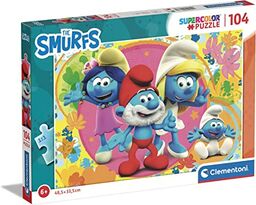 Clementoni - 25733 - Supercolor Puzzle The Smurfs