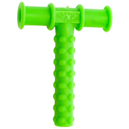 Gryzak Chewy Tube z wypustkami - zielony -