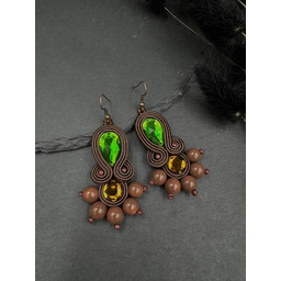 Pakamera Kolczyki sutasz czekolada z miętą