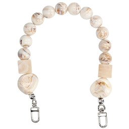 Toscanio K1 pasek do torebki kremowy koraliki