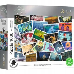 Trefl, Puzzle, Prime Uft, Disney Stamps Collection Trefl,
