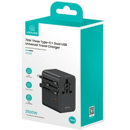 Ładowarka sieciowa USAMS Travel Adapter CC310 3xUSB-C 70W