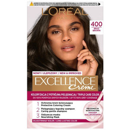 LOREAL Excellence Creme Farba do włosów 400 Brąz