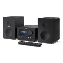SHARP Wieża XL-B520D BK Czarna, Odtw.CD/-R/-RW/MP3, BT, Tuner