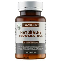 SINGULARIS Naturalny Resweratrol, 60 kapsułek