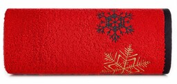 Ręcznik bożonarodzeniowy zdobiony płatkami śniegu R200-02