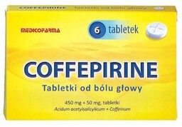 Coffepirine Tabletki od bólu głowy, 6tabl.