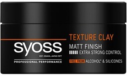 Syoss, Texture Hairstyling Clay matująca glinka do włosów