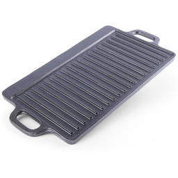 Płyta Żeliwna Grillowa patelnia prostokątna dwustronna grill ognisko