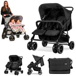 PODWÓJNY WÓZEK SPACEROWY SPACERÓWKA DLA BLIŹNIAKÓW LORELLI TWIN