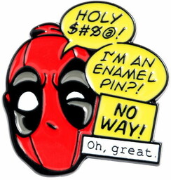 Metalowa przypinka Deadpool is a pin