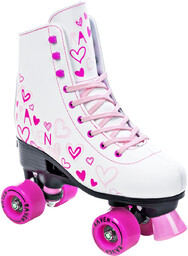 Wrotki Raven Trista (white/pink)