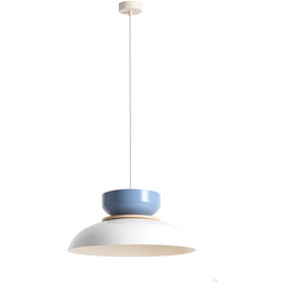 Lampa wisząca Aldo Light Metalowa Biała z Niebieskim