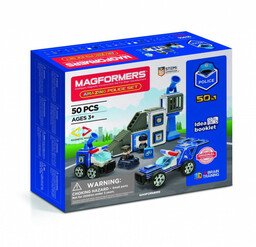 Magformers, klocki konstrukcyjne Zestaw policyjny