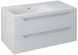 Sapho WAVE szafka umywalkowa 90x45x48cm lewa biała WA092-3030