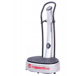 Platforma wibracyjna VibroGym inSPORTline Lotos srebrna Mata pod