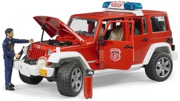 Bruder 02528 Jeep Wrangler straż pożarna z dźwiękiem