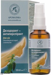 Dezodorant Antyperspirant do Stóp Odświeżający z Mentolem, Spray,