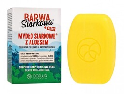 BARWA Siarkowa + Aloes Mydło siarkowe w kostce
