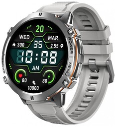 RUBICON Smartwatch RNCF40 Srebrny SMARUB097