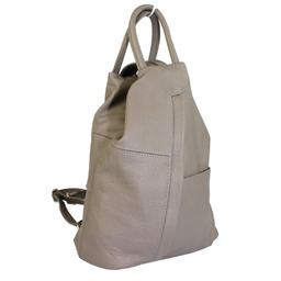 Plecak Skórzany PolskaGalanteria (PL) JOANNA CIEMNY BEŻOWY Skóra