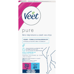 Veet Pure - plastry do depilacji nog