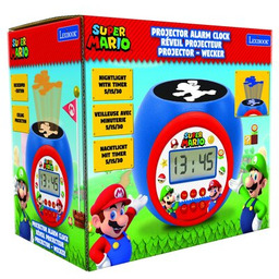 LEXIBOOK Zabawka budzik z projektorem Super Mario RL977NI