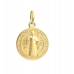 Medalik Święty Benedykt 1,44 g ze złota pr.
