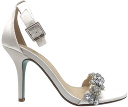 Buty damskie sandałki ślubne satynowe BETSEY JOHNSON SB-ERIN