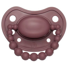 Luu Kids Smoczek silikonowy pozycjonujący 6m+ Moroccan pink