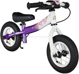Rowerek biegowy 10" BIKESTAR GERMANY sport fioletowo biały
