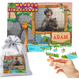 PUZZLE 300 el. TWOJE FOTO DINOZAURY - IDEALNY