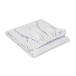 Babymatex Okrycie kąpielowe 70x140 Bunny królik szare wafel