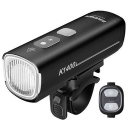 Ravemen Lampka przednia K1400 AI, czarna, 1400 lumenów,