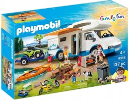 9318 Playmobil Kamper Rodzinne Auto Kempingowe