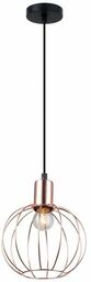 Industrialna LAMPA wisząca GERVAIS MDM-3344/1 BK+COP Italux metalowa