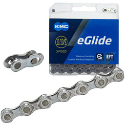 Łańcuch KMC eGlide 9/10/11-rzędowy, EPT, 118 ogniw, Quick